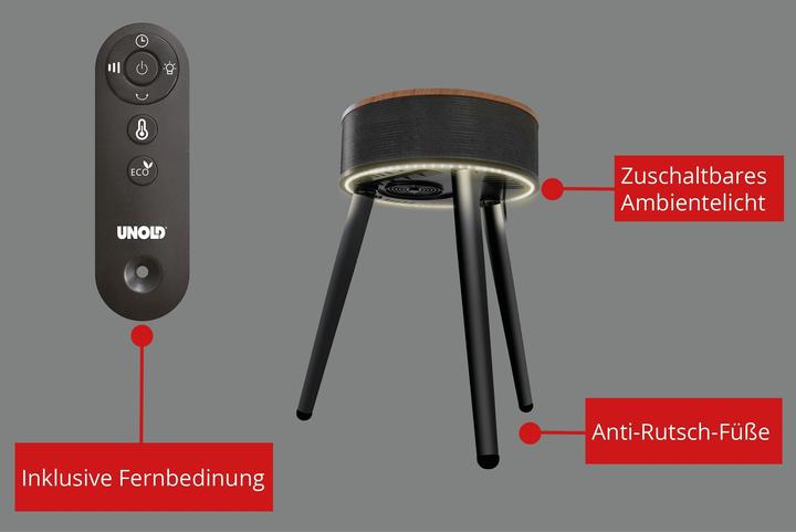 Produktbild Unold Heizlüftertisch Henry (2000 W)