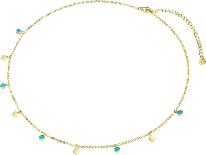 Produktbild Glanzstücke München Damen Sterling Silber Türkis gelbgold 40,0 cm Basiskette + 5,0 cm Verlängerun - 28667 (Sterling Silber, 40 - 45 cm)