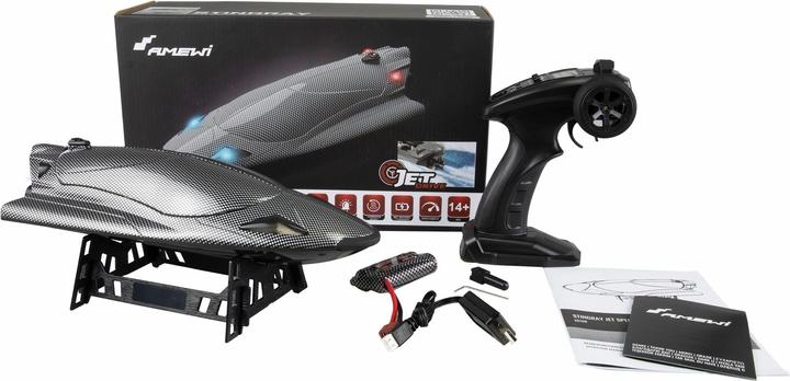 Actual product image Amewi Stingray speedboat with jet drive