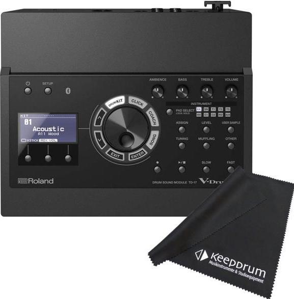 Produktbild Roland TD-17 E-Drum Sound Modul mit Mikrofasertuch (E-Drum)