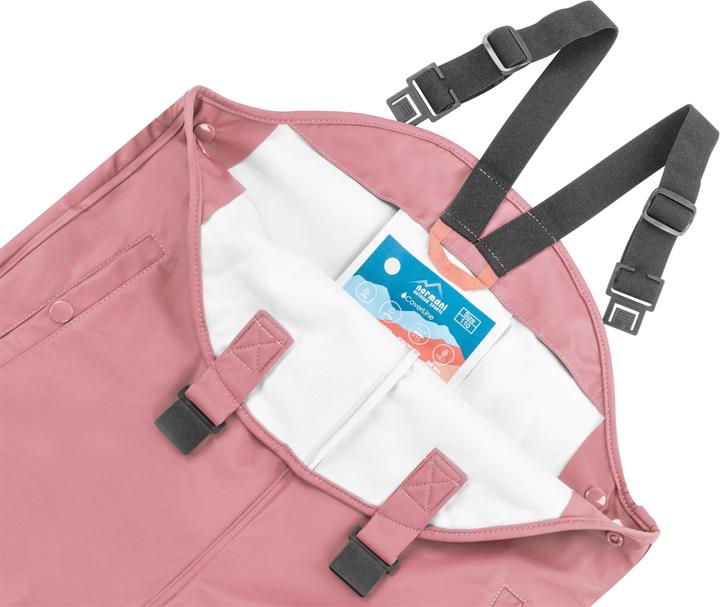 Immagine prodotto Normani Pantaloni da pioggia per bambini con bretelle "Skjolden" - 9251 (86)