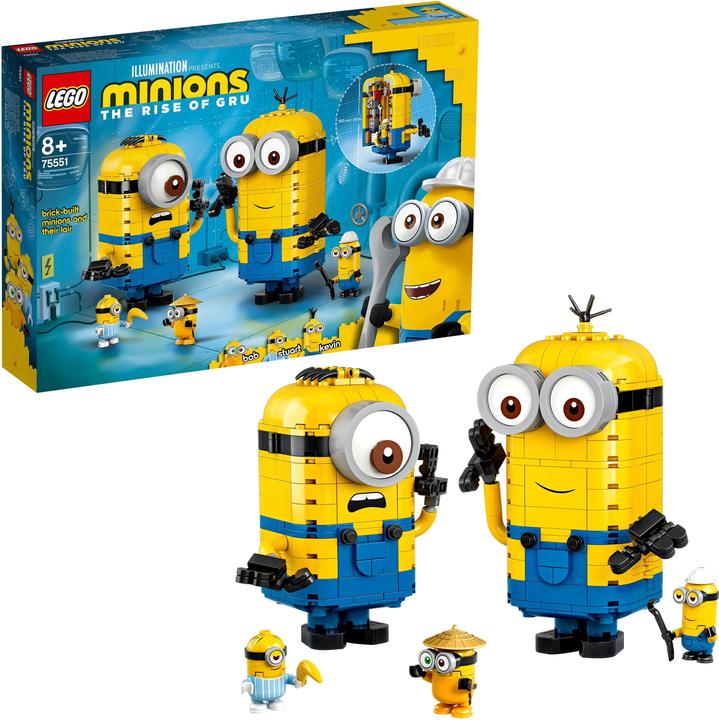 Image du produit LEGO 75551 Minions Figurines Brique et sa cachette (75551, LEGO Minions)