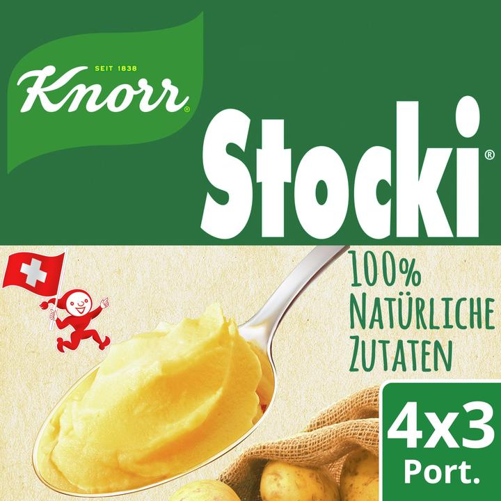Image du produit Knorr Stocki 100% naturel Purée de pommes de terre suisses (440 g)