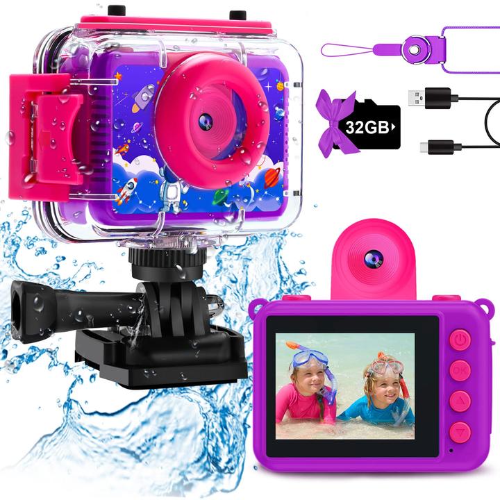 Immagine prodotto Gktz Fotocamera subacquea, viola scuro
