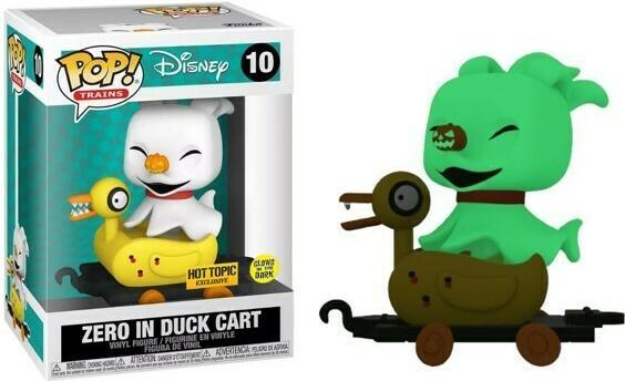 Produktbild Proxy Funko POP - The Night Before Christmas - Zero In Duck Cart (Glow in dark) (57725)