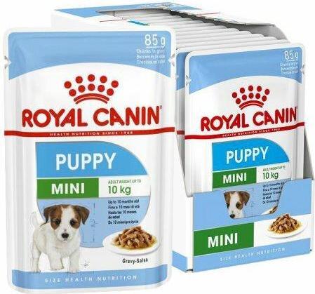 Produktbild Royal Canin Mini Puppy in Sauce (Welpe + Kitten, 1 Stk., 85 g)