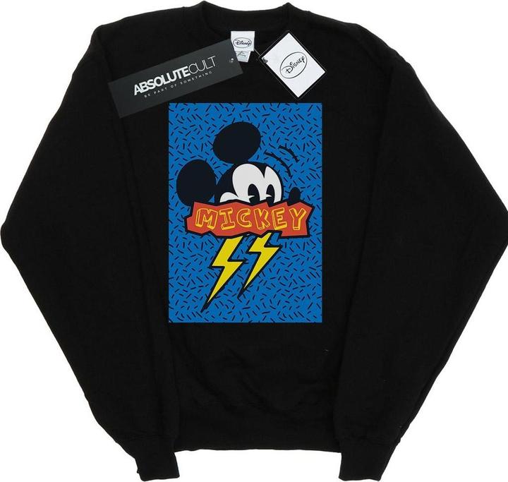 Actual product image Disney Mens Mickey Mouse 90s Flash Sweatshirt (XL)