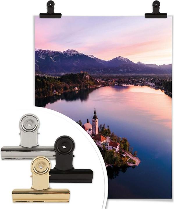 Image du produit Trenddeko Le lac Bled en Slovénie (80 x 100 cm)
