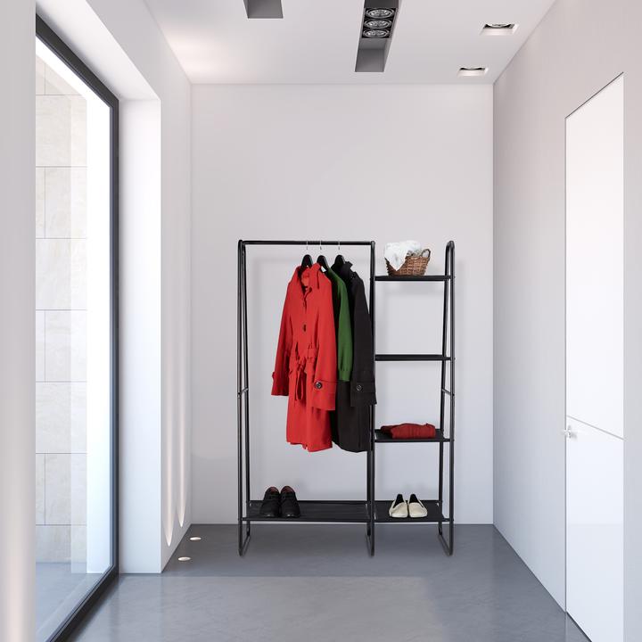 Actual product image Relaxdays Coat Rack, 5 Shelves