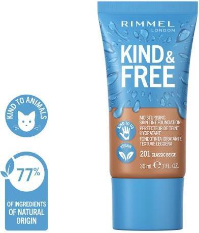 Immagine prodotto Rimmel London Fondotinta Kind & Free Idratante a Tinta Dermica (210 Beige classico)