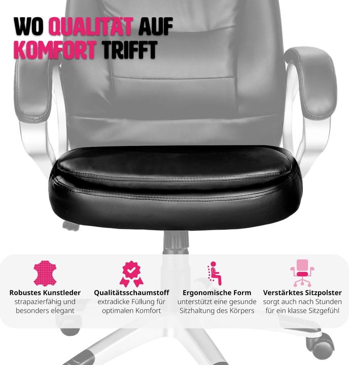 Actual product image tectake Executive chair