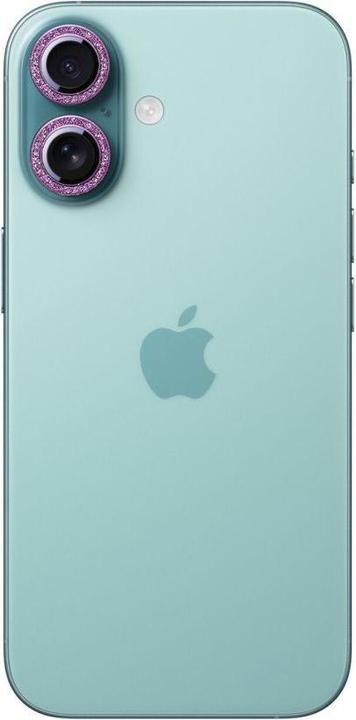 Actual product image Joyroom JR-MSF0302 Camera Lens Protector for iP16/iP16 Plus-Pink (1 Piece, Apple iPhone 16 Plus, Apple iPhone 16)