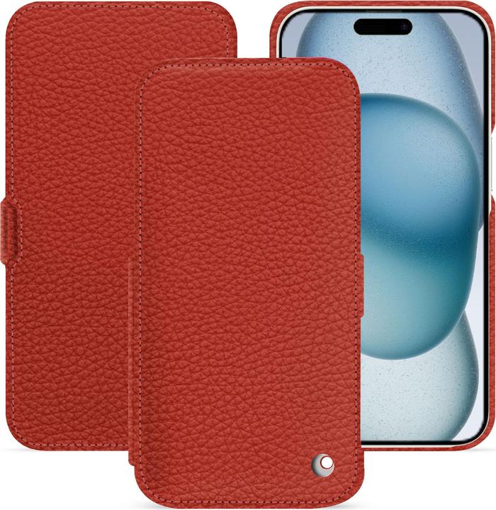 Actual product image Noreve Horizontal leather flap shell (Apple iPhone 15)