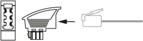 Produktbild Schwaiger TAE/DSL Steckeradapter TAE-F Stecker | Buchse