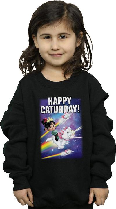 Immagine prodotto Disney Wreck It Ralph Happy Caturday Felpa Ragazze (140, 146)
