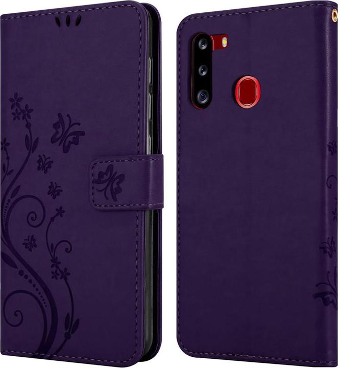 Image du produit Cadorabo Pochette Flower Book (Samsung Galaxy A21)