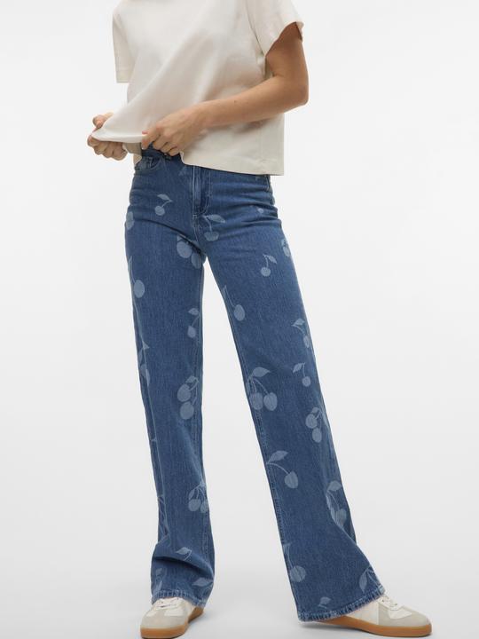 Produktbild Vero Moda VMTESSA Hohe Taille Weiter Beinschnitt Jeans Weit geschnitten (W28/L30)