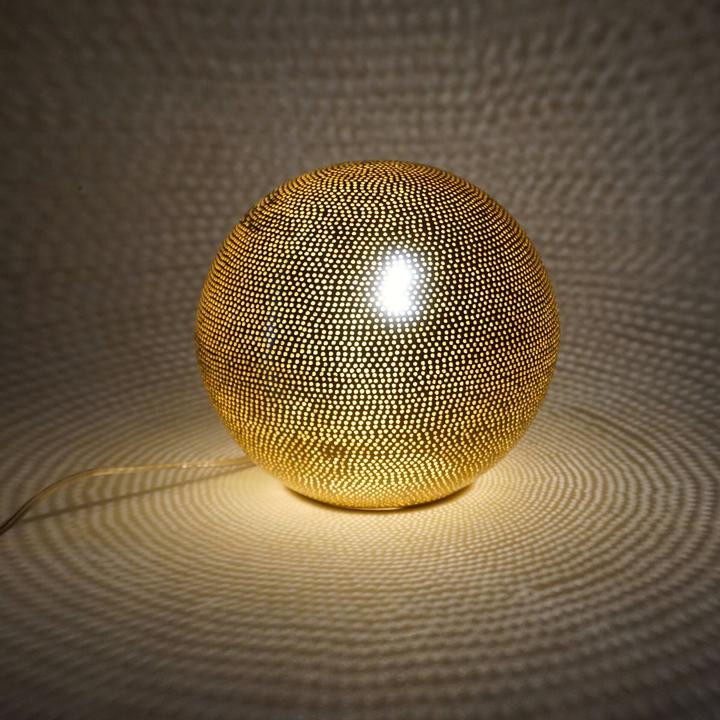 Actual product image Sweet Mint Table Lamp Rangi Dots S 22cm gold coloured Craft (E14)