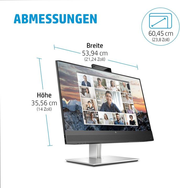 Produktbild HP E24m G4 (1920 x 1080 Pixel, 23.80")