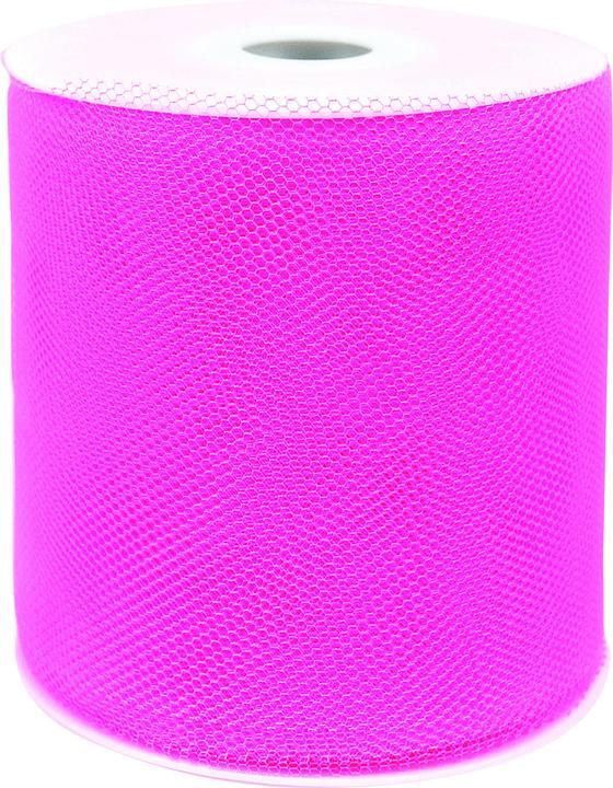 Actual product image Goldina Decorative ribbon tulle 100mmx50m pink (Gift ribbon)