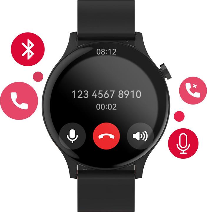 Image du produit Maxlife smartwatch MXSW-120 noir mat