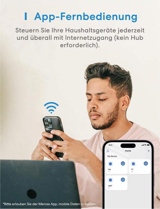 Immagine prodotto Meross Smart Plug MSS305-EU