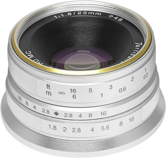 Image du produit 7artisans 25mm f/1.8-16 (Micro Four Thirds, APS-C / DX)
