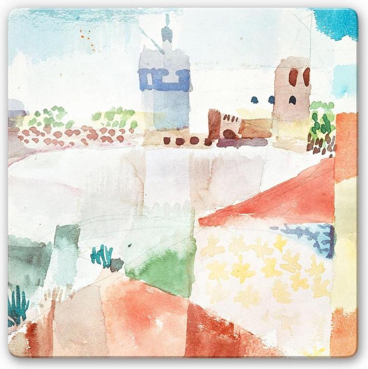 Produktbild Trenddeko Klee - Hammamet mit der Moschee (50 x 50 cm)