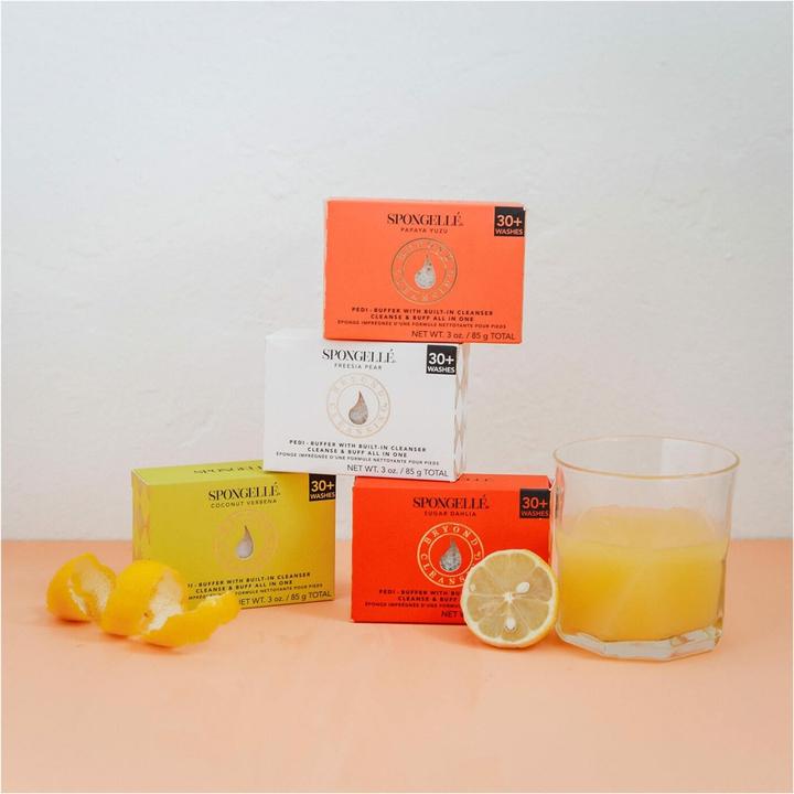 Produktbild Spongellé Pedi-Buffer - Sugar Dahlia (Fussdeodorant & -puder)