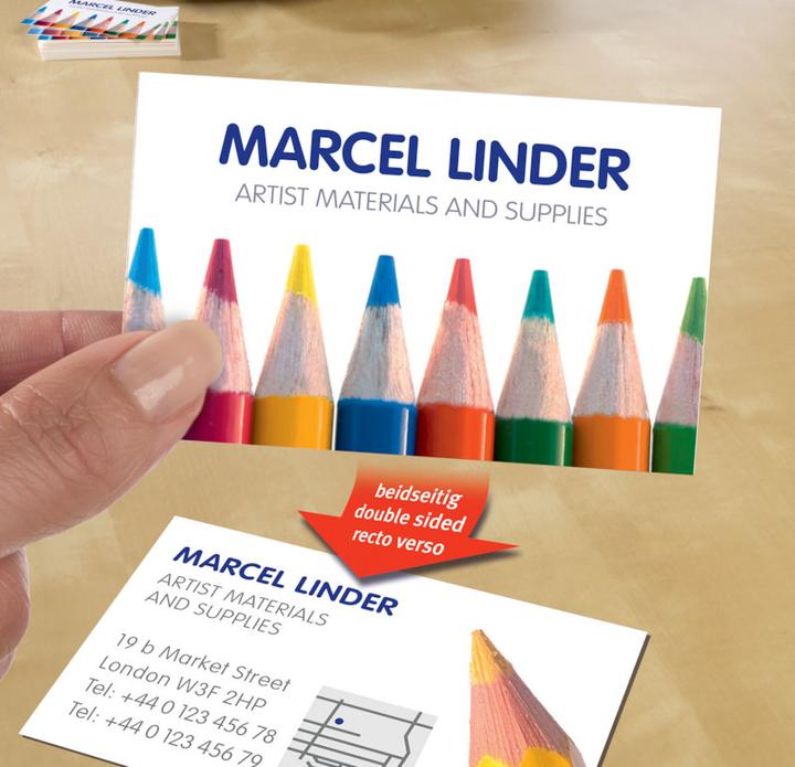 Actual product image Avery Premium Visitenkarten (220 g/m², 25 x, A4)