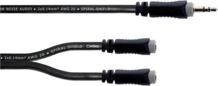 Produktbild Cordial 14883 Klinke Audio Y-Adapter (1x Klinkenstecker 3.5 mm - 2x Klinkenbuchs