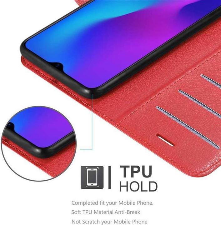 Actual product image Cadorabo Book with stand function cover (Oppo R17)