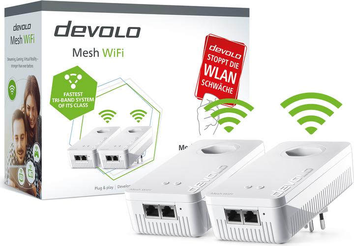 Immagine prodotto Devolo Powerline Mesh WiFi 2 Starter Kit (2400 Mbit/s)