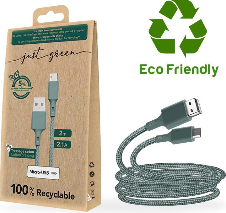 Produktbild Bigben USB / Micro-USB Kabel 2m (2 m)