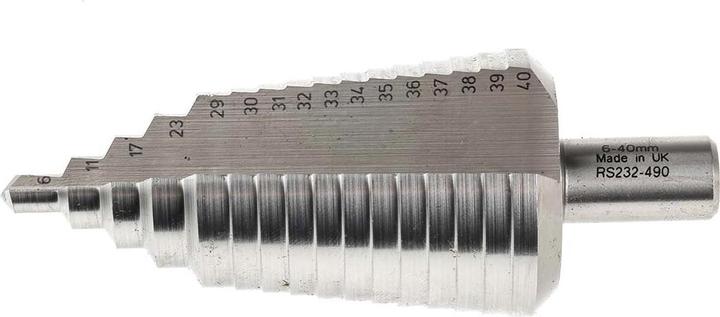 Image du produit Rs Pro Foret étagé 6-40 mm (8 mm, 11 mm, 14 mm, 17 mm, 20 mm, 23 mm, 26 mm, 29 mm, 32 mm, 35 mm, 38 mm, 41 mm)