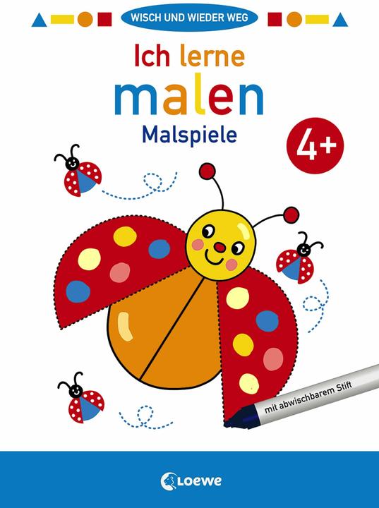 Immagine prodotto Wisch und wieder weg - Ich lerne malen 4+ (Tedesco, Elena Hein, Creativo Loewe, 2020)