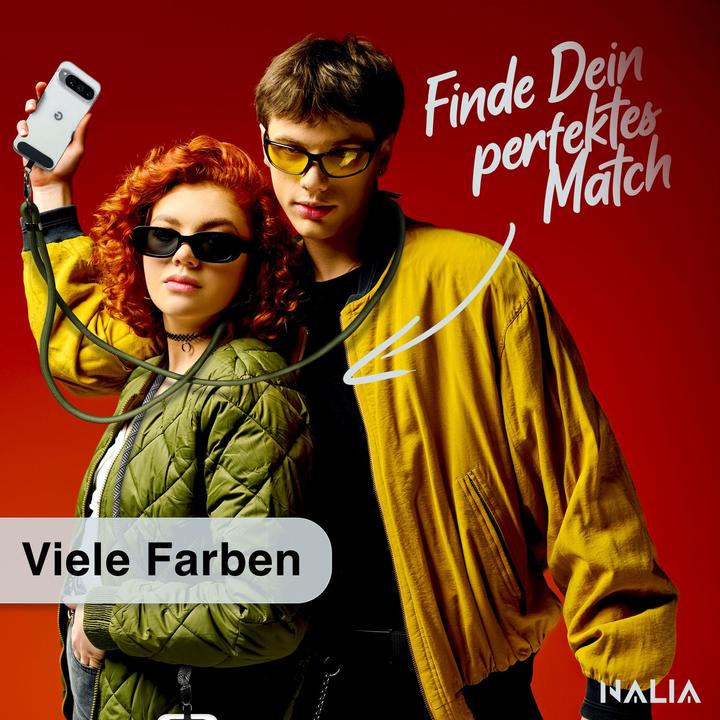 Produktbild Nalia HoldMe Lanyard Handykette - Universal Trageband für Smartphones - Verstellbar, Soft & Elastisch