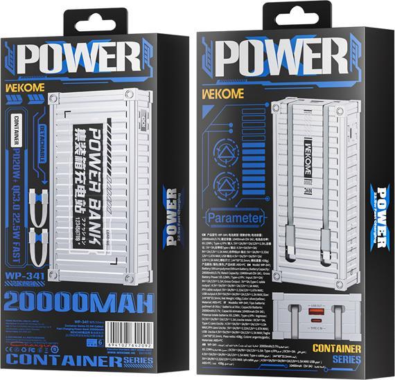 Produktbild Wekome Power bank Super CHarging (20000 mAh)