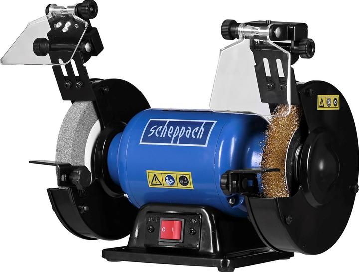 Produktbild Scheppach SM150LB Doppelschleifer mit Bürste - 230-240V 50Hz 400W - 150mm (Doppelschleifer, 400 W)