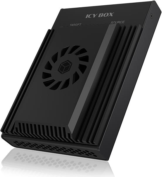 Actual product image Icy Box Docking Station IcyBox CloneStation M.2 NVMe SSD IB-2912MCL-C (M.2)