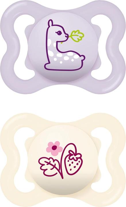 Image du produit MAM Air Silicone Sucettes, 2 pièces, 0-6 mois (2 x, jusqu'à 6 M.)