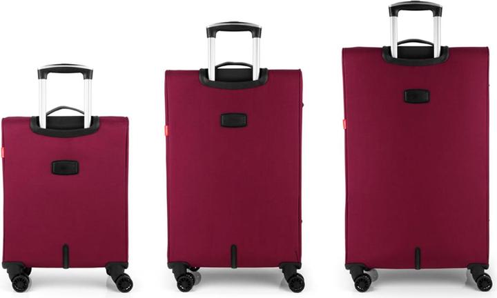 Actual product image Gabol Zambia 4-wheel suitcase set 3-piece with stretch fold (208 l, XL (from 140l))
