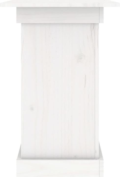 Produktbild VidaXL Blumenständer Weiss 40x40x60 cm Massivholz Kiefer,Farbe