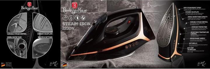 Produktbild BerlingerHaus Bügeleisen Black Rose Collection (2200 W)