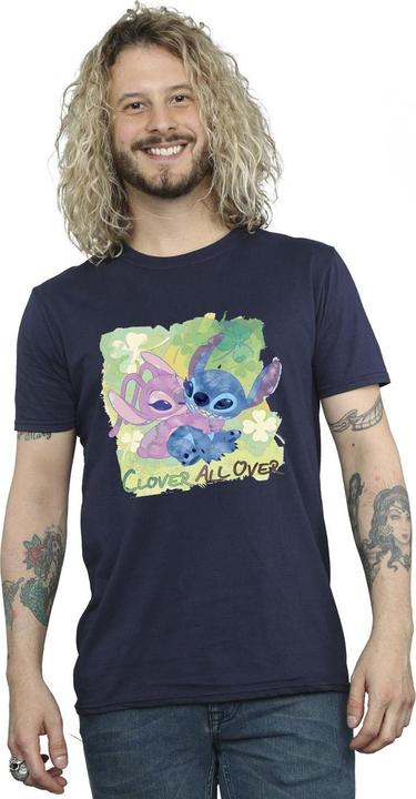 Produktbild Disney Lilo And Stitch St Patrick's Day Clover TShirt (XL)