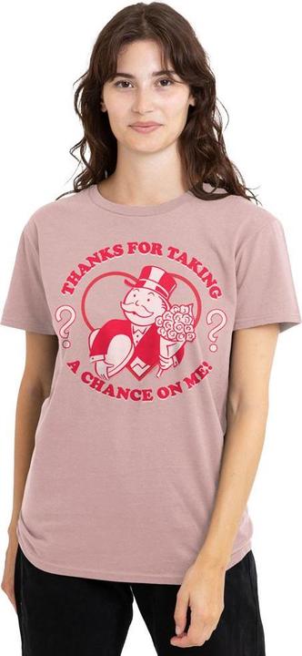Actual product image Monopoly Unisex Adult Taking A Chance T-Shirt (M)