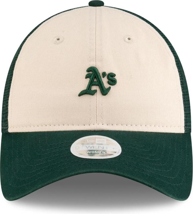 Produktbild New Era 9Twenty Mesh Damen Cap - Oakland Athletics Beige