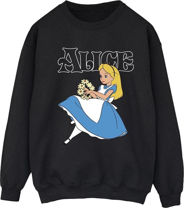 Image du produit Disney Sweatshirt Womens/Ladies Alice In Wonderland Flowers (XXL)