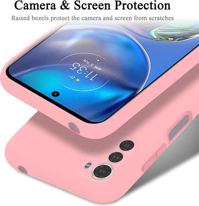 Produktbild Cadorabo TPU Liquid Silicone Case Hülle für Motorola MOTO E32 4G / E32S (Motorola Moto E32s)