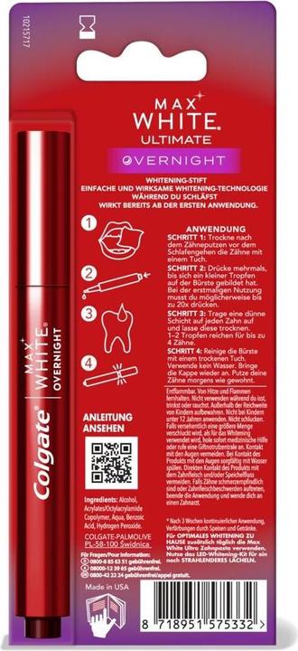 Produktbild Colgate Overnight (2.50 ml, Stift/Pen)